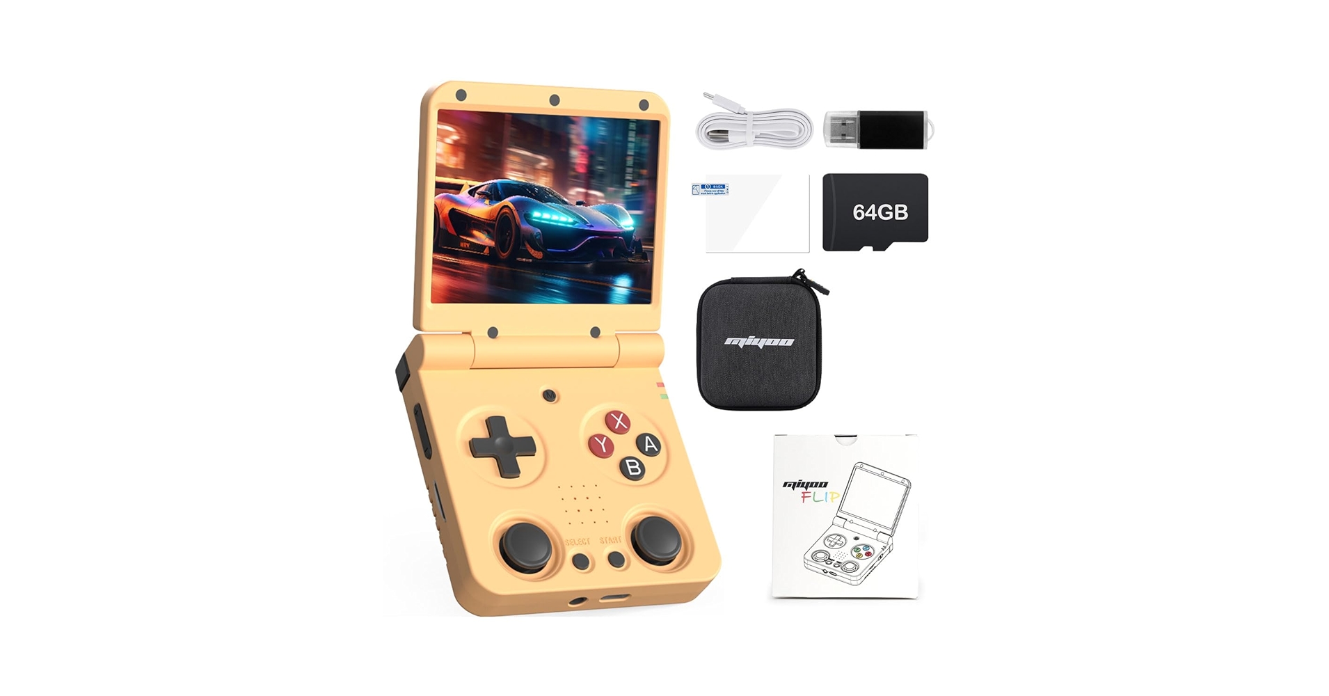 Amazon.com: Miyoo Flip V2 Retro Game Console,3.5 Inch IPS Classic